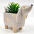 Dog Planter Grey Sm 12cm