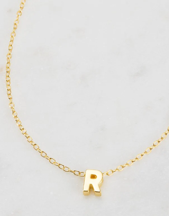 Letter Necklace - R