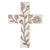 LEILANI SCULPTURE/WALL DÉCOR WHITE WASH/NATURAL 20X2X28CM
