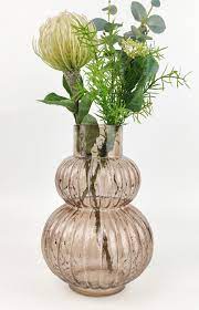 Tommy Orb Glass Vase Rose Lg 25cm