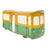 Tram Planter Green & Yellow H13x29cm