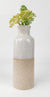 Tammie Vase Cream & Sand Med 19cm