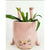 Cat Doing Handstand Planter Pink 12cm