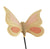 Butterfly Garden charm on stick - pink (30cm)