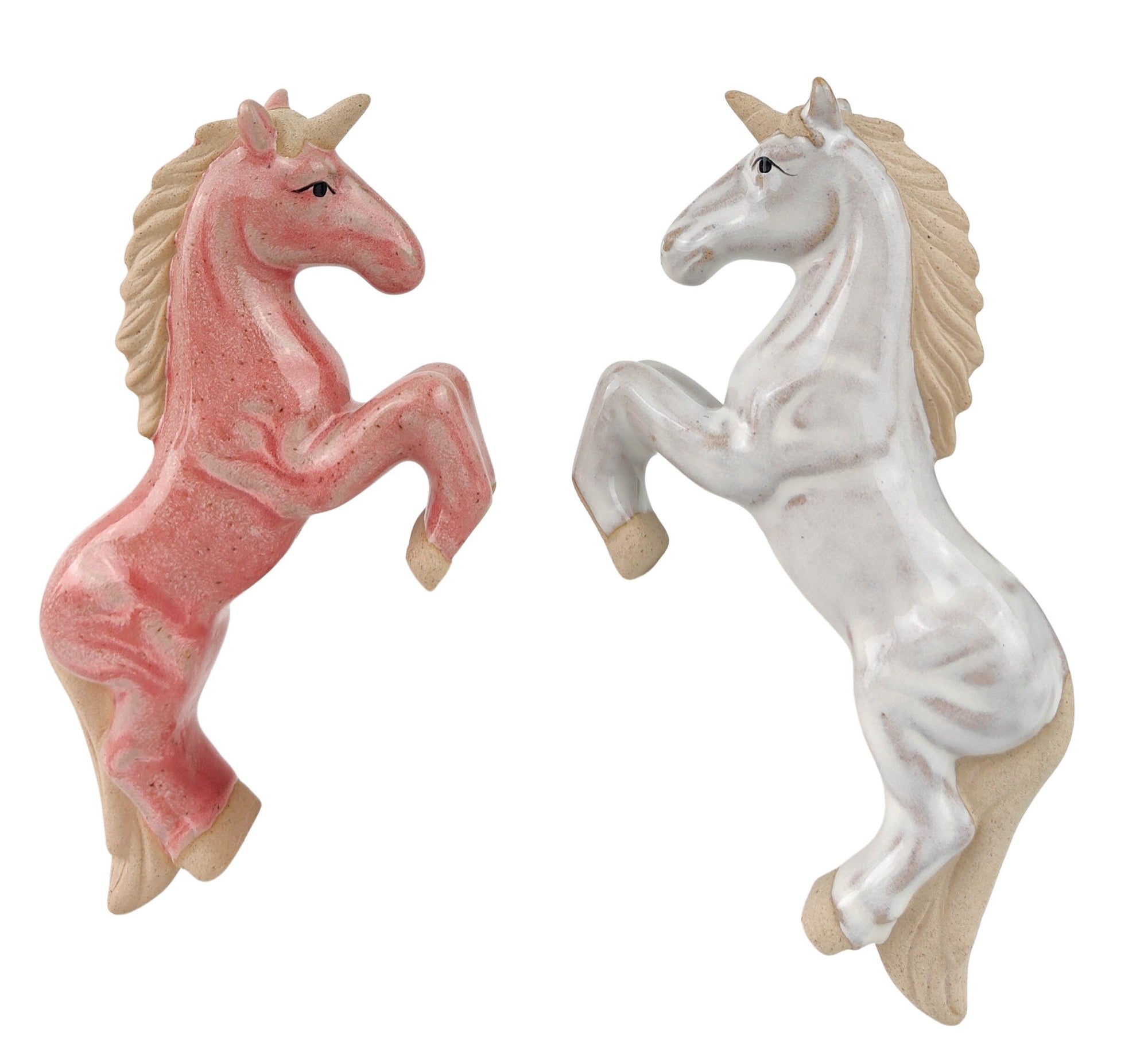 Unicorn Pot Hanger White & Pink 12cm (Assorted)