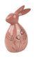 Aubrey Floral Bunny Ornament Pink 14cm