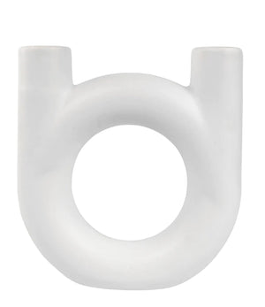 Amira Double Vessel White 17cm