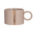 Opaline Mug 14x9.5x7 cm/ 350ml pink/gold